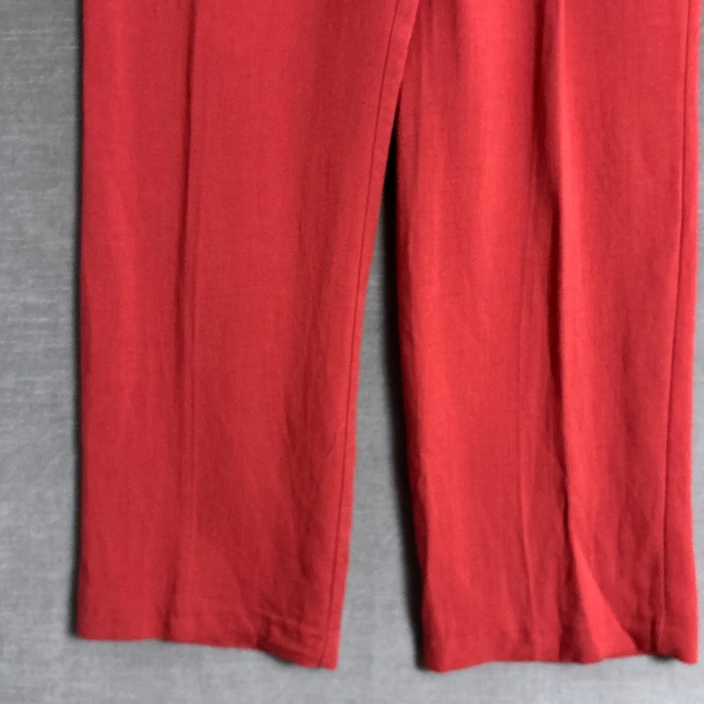Zara Pant Set S Pink Linen Blend Vest Wide Leg Trousers Casual Monochromatic
